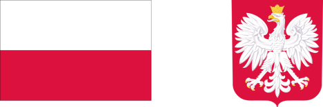 Flaga Polska i wizerunek orła