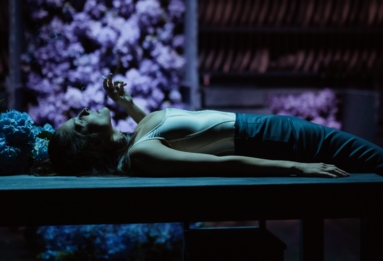 Na zdjęciu Irmina Liszkowska w spektaklu Panna Julie