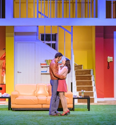 Na zdjęciu Hanna Skarga i Maksymilian Rogacki w spektaklu Śluby panieńskie