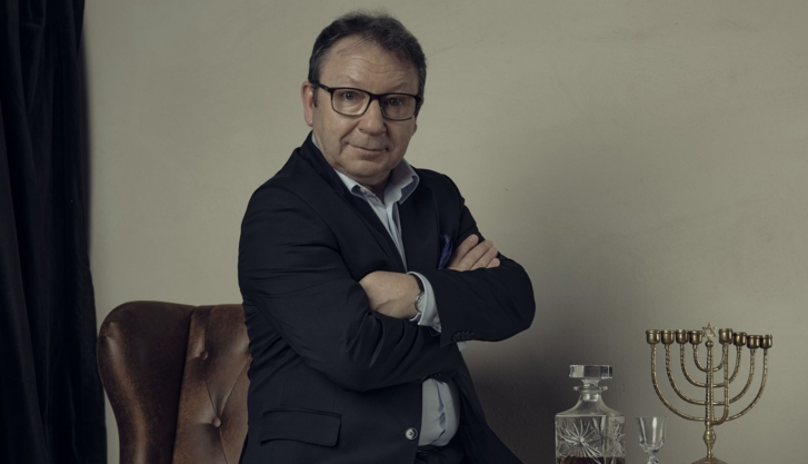 Na zdjęciu aktor Zbigniew Zamachowski w spektaklu Leopold