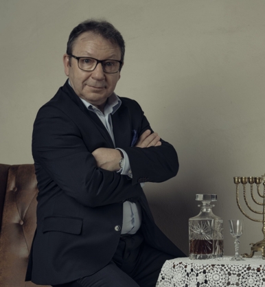 Na zdjęciu aktor Zbigniew Zamachowski w spektaklu Leopold