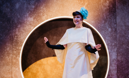 Na zdjęciu aktorzy w spektaklu Mały Książę