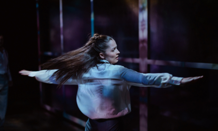 Na zdjęciu aktorzy w spektaklu Panna Julie