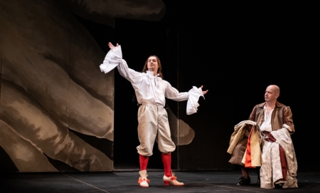 Na zdjęciu aktorzy w spektaklu Don Juan