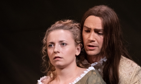 Na zdjęciu aktorzy w spektaklu Don Juan