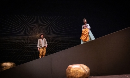 Na zdjęciu aktorzy w spektaklu Don Juan