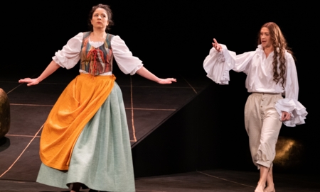 Na zdjęciu aktorzy w spektaklu Don Juan