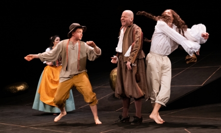 Na zdjęciu aktorzy w spektaklu Don Juan