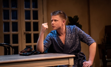 Na zdjęciu aktorzy w spektaklu Deprawator