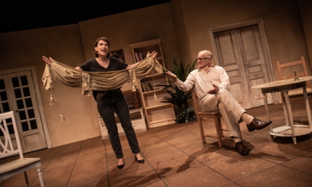 Na zdjęciu aktorzy w spektaklu Deprawator