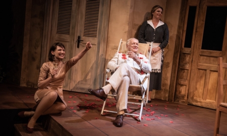 Na zdjęciu aktorzy w spektaklu Deprawator