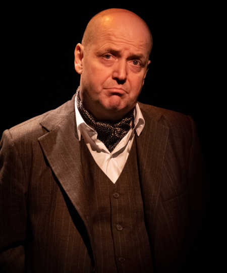 Na zdjęciu aktorzy w spektaklu Czekoladki dla Prezesa