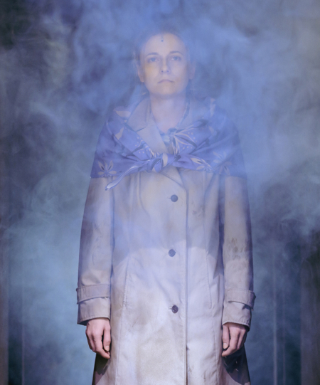 Na zdjęciu aktorki w spektaklu Czekając na dzień