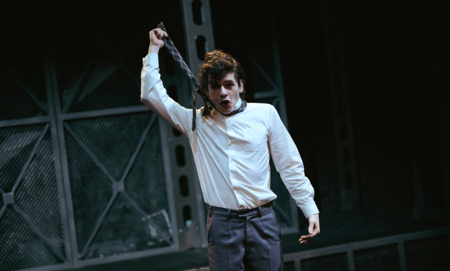 Na zdjęciu aktorzy w spektaklu Charków Charków