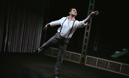 Na zdjęciu aktorzy w spektaklu Charków Charków