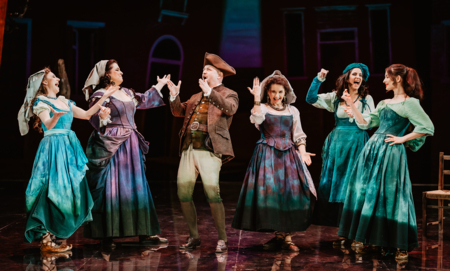 Na zdjęciu aktorzy w spektaklu Awantura w Chioggi