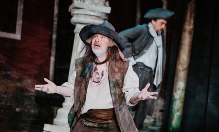 Na zdjęciu aktorzy w spektaklu Awantura w Chioggi