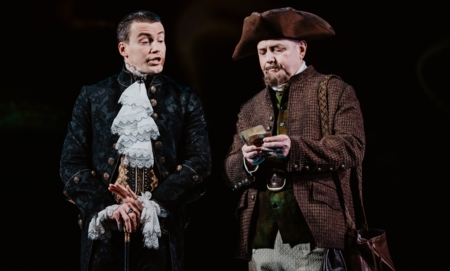 Na zdjęciu aktorzy w spektaklu Awantura w Chioggi