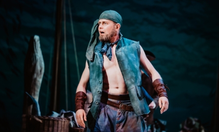 Na zdjęciu aktorzy w spektaklu Awantura w Chioggi