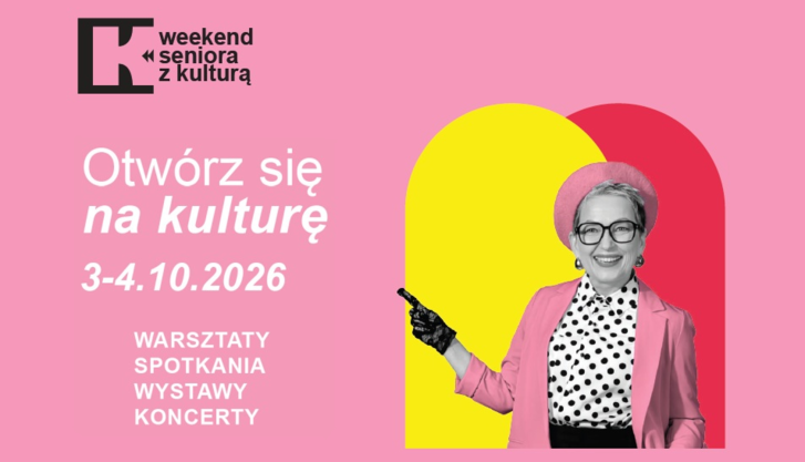 Grafika Weekendu seniora z kulturą