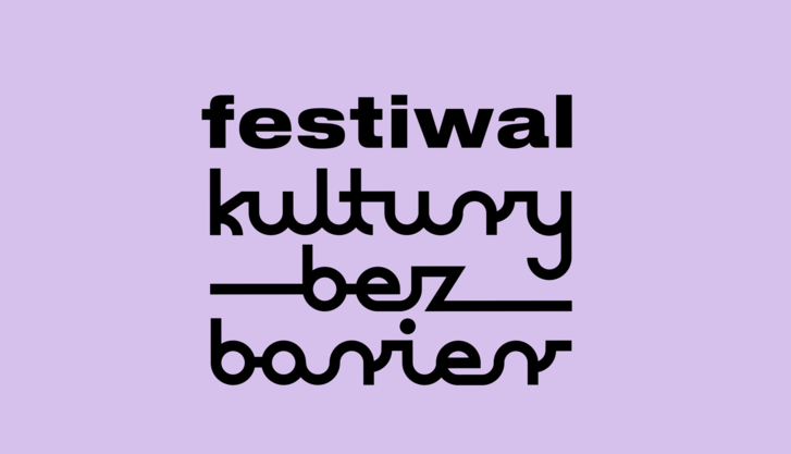 Logo z napisem Festiwal Kultury bez Barier